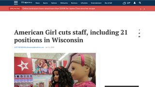 American Girl cuts staff, including 21 positions in Wisconsin | Madison ...