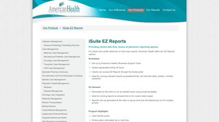 Isuite Ez Reports | American Health Holding