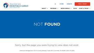 Register Now - American Heritage Girls