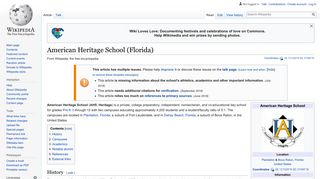 American Heritage School (Florida) - Wikipedia