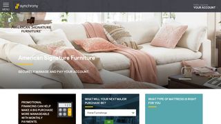 American Signature Furniture | Home Furnishings Financing ...