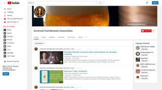 American Homebrewers Association - YouTube
