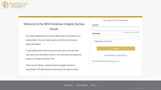 American Integrity – Payments