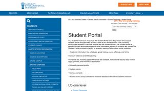 Student Portal - American InterContinental University Catalog
