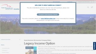 Legacy Income Option - Great American Life