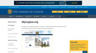 MyLegion.org | The American Legion