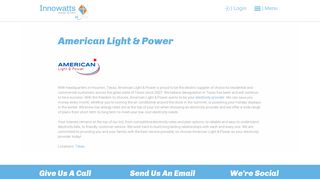 American Light & Power - Innowatts
