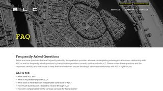 FAQ - ALC Solutions
