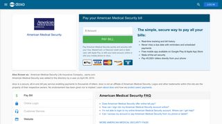 American Medical Security: Login, Bill Pay, Customer Service and ...