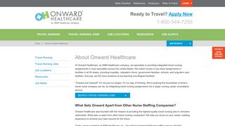 About Onward Healthcare, Your Trusted Travel Nursing Career Advisor