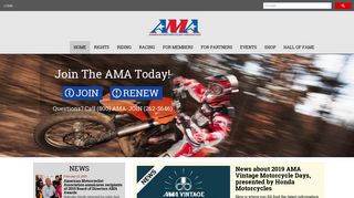 American Motorcyclist Association > Home