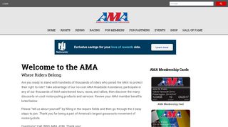AMA Membership Cards - American Motorcyclist Association