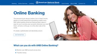 Online Banking | American National Bank