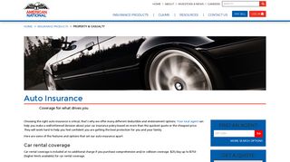 Car Insurance | Auto Insurance Quote | American National