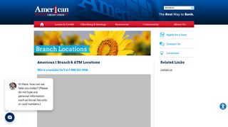 American 1 CU Locations - American 1 Credit Union Locations ...