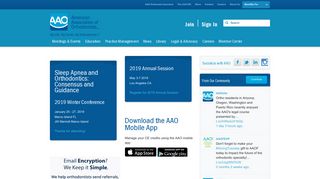 AAO Member Site - American Association of Orthodontists