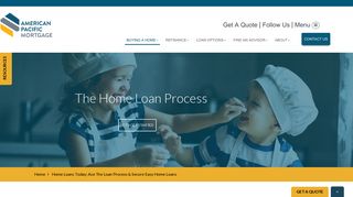 The Loan Process - American Pacific Mortgage