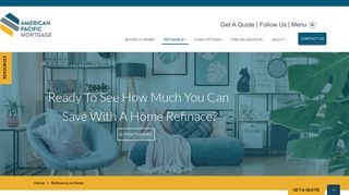 Refinance a Home | American Pacific Mortgage