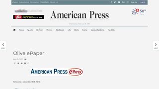 Olive ePaper | Zsystem | americanpress.com