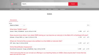 SABA - Instructor's Corner