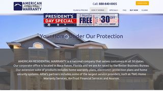 American Home Warranty | American Residential Warranty