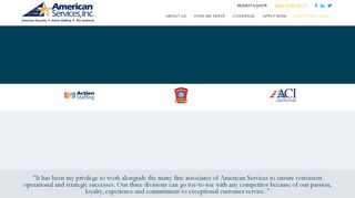 Employee Login | American Services | South Carolina, North Carolina ...