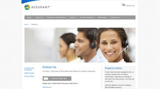 Contact Us | Assurant - Assurant Specialty Property