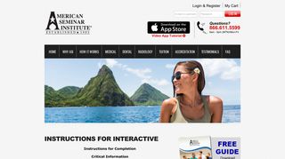 Instructions for Interactive | American Seminar Institute