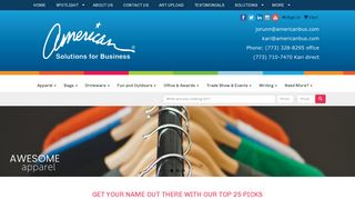 American Solutions for Business | Promotional Products and Apparel ...