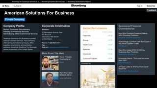 American Solutions For Business: Company Profile - Bloomberg