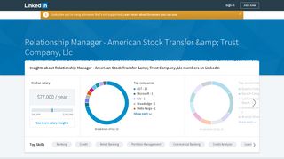 Relationship Manager - American Stock Transfer & Trust ...