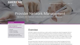 Provider Network Management | American Therapy Administrators