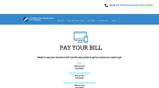 Pay Your Bill | Foundation Insurance Of Florida
