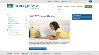 SAVVY™ Online Banking › Dubuque Bank & Trust