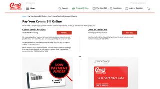 Pay Your Conn's Bill Online : Conn's HomePlus Credit Account | Conn's