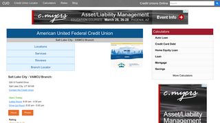 American United Federal Credit Union - Salt Lake City, UT at 500 S ...