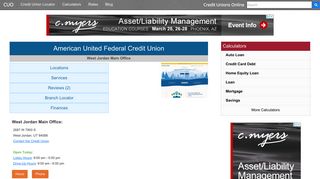 American United Federal Credit Union - West Jordan, UT