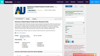 American United Federal Credit Union Reviews - WalletHub