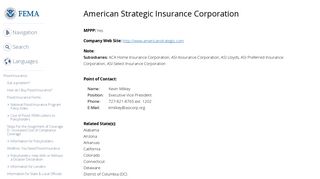 American Strategic Insurance Corporation | FEMA.gov