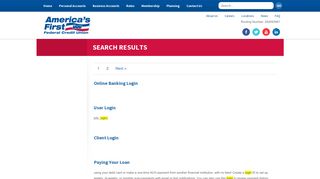 Online Banking Login - America's First Federal Credit Union