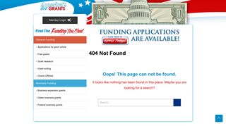 Government Funding Opportunities : America's Got Grants