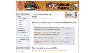 Rates and Plans - mail forwarding - Americas-Mailbox