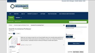 Examfx Vs America Professor - Insurance Forums