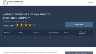 Americo Financial Life and Annuity Insurance ... - BestLifeRates.org