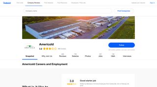 Americold Careers and Employment | Indeed.com