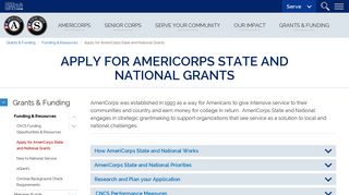 Apply for AmeriCorps State and National Grants | Corporation for ...