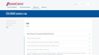 FAQs - AmeriCredit - GM Financial