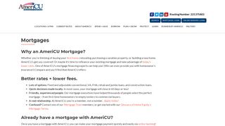 Mortgages – AmeriCU Credit Union