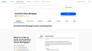 Amerifirst Home Mortgage Careers and Employment | Indeed.com