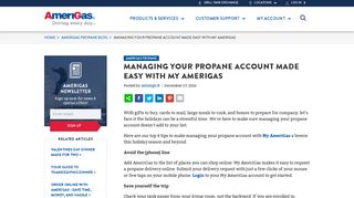 Managing Your Propane Account Made Easy With My AmeriGas